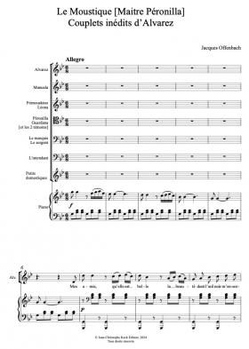 J. Offenbach : Maître Péronilla, couplets inédits d'Alvarez - Jean Christophe Keck, musicien