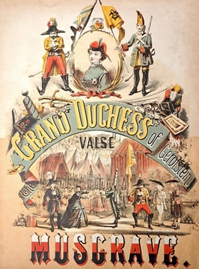 Lithographie pour le quadrille de Musgrave - Jean Christophe Keck, musicien